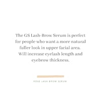 the gs lash brow serum is perfect for people who want a natural look